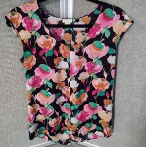 🛍️*4/$25 J. Crew Floral print sz 0. Blouse